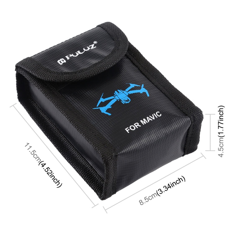 PULUZ Lithium Battery Explosion-proof Safety Protection Storage Bags for DJI / Sony / Nikon / Canon Camera Battery PULUZ Lithium Battery Explosion-proof Safety Protection Storage Bags for DJI / Sony / Nikon / Canon Camera Battery